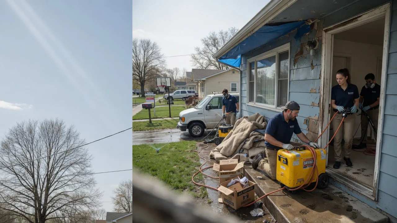 Basement Flood Cleanup in Farmersville, CA near me
